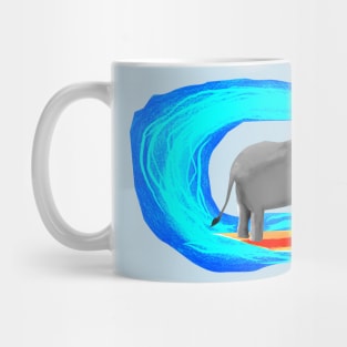 Surfing Elephant Mug